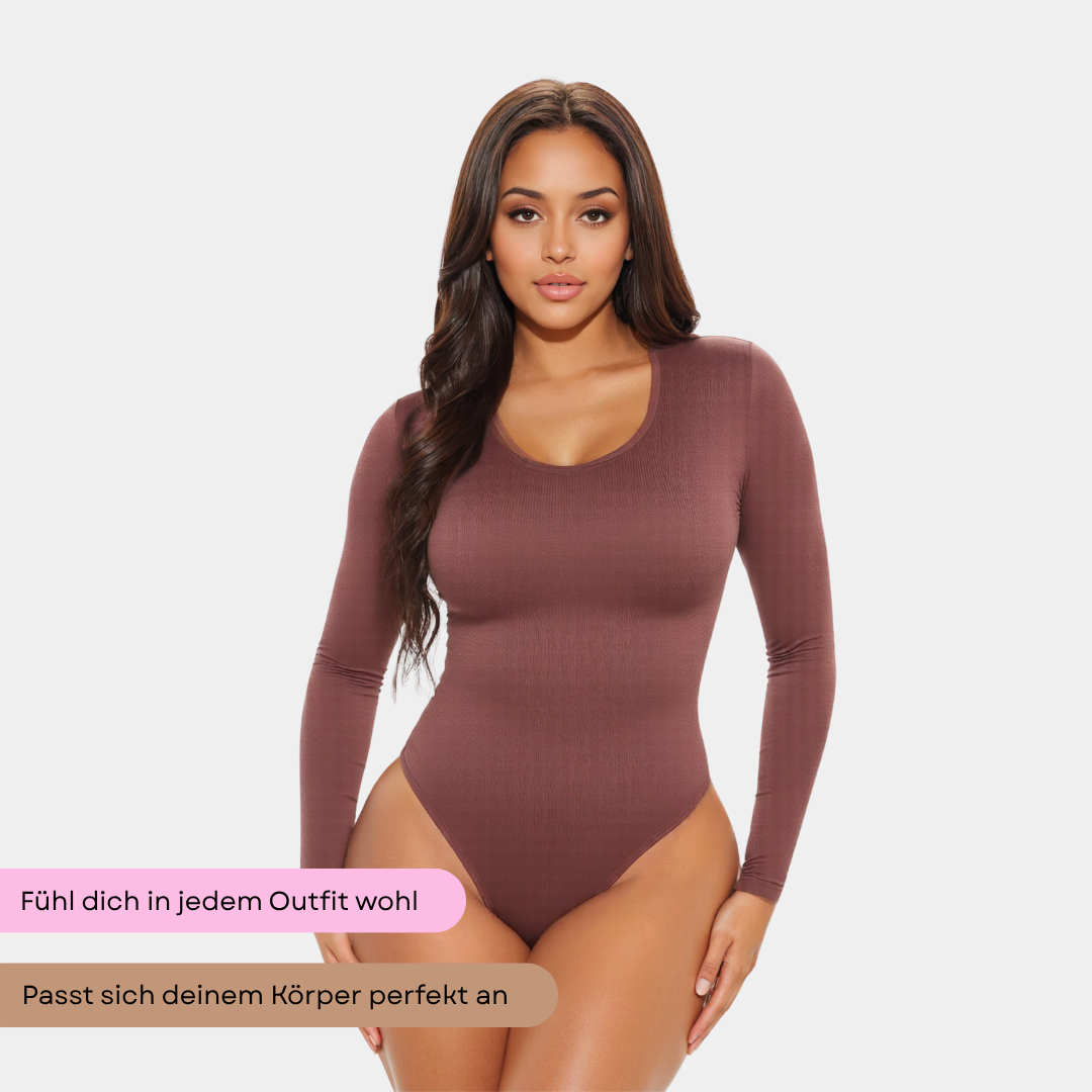 Bodysuit Shapewear langarm mit String