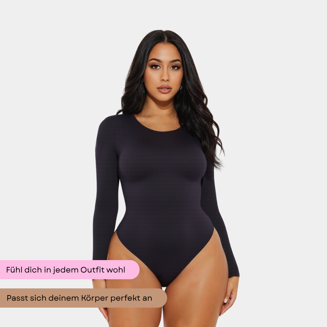 Bodysuit Shapewear langarm mit String