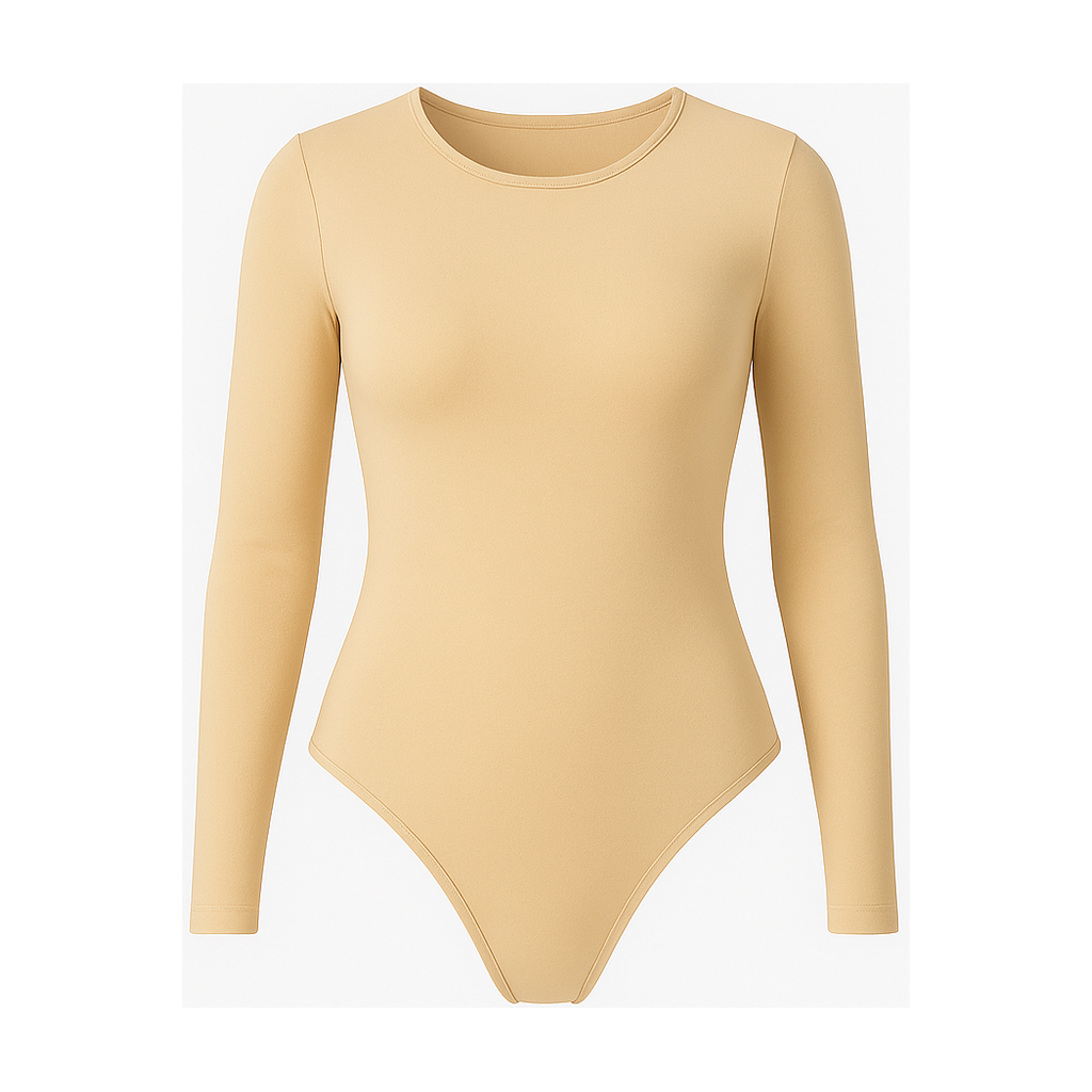 Bodysuit Shapewear langarm mit String