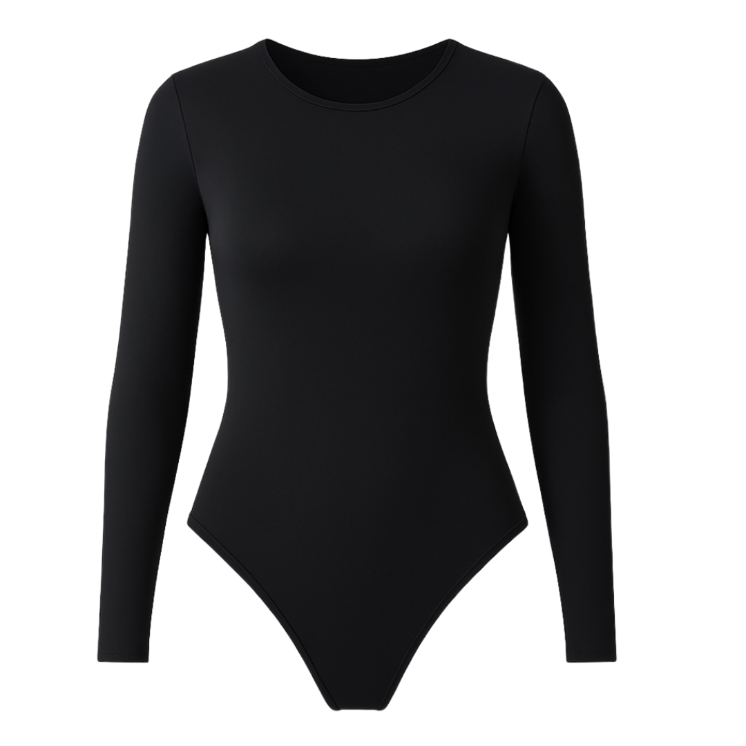 Bodysuit Shapewear langarm mit String