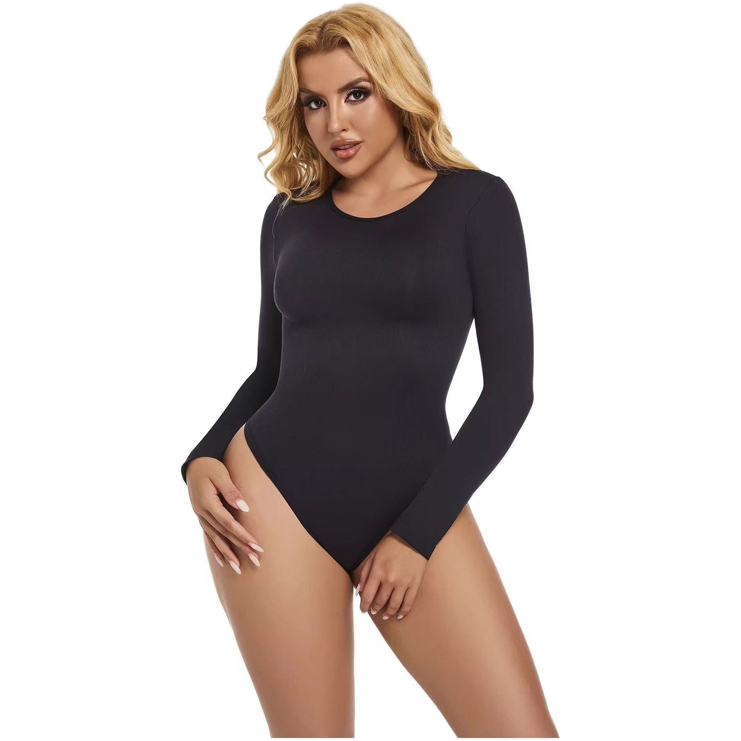 Bodysuit Shapewear langarm mit String
