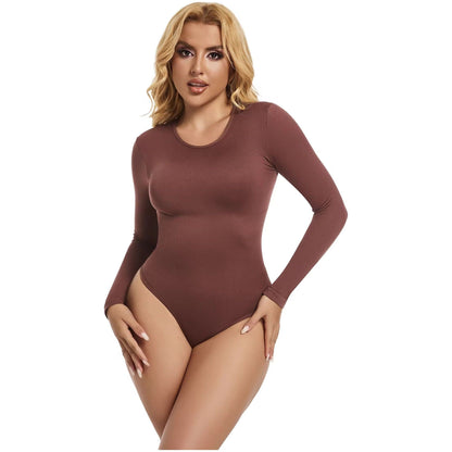 Bodysuit Shapewear langarm mit String