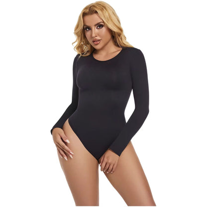Bodysuit Shapewear langarm mit String